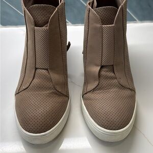 Women's MIA Tan High-Top Sneakers